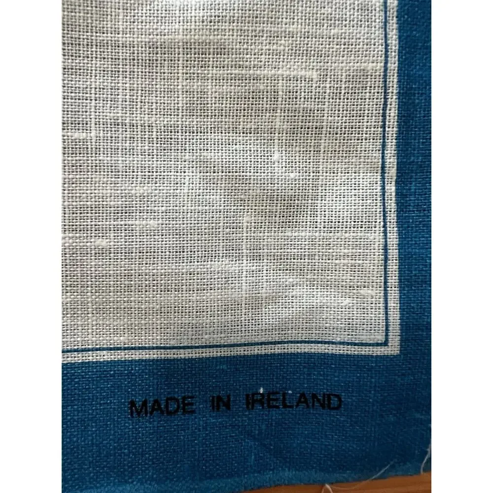 New Bermuda Longtail Bird 100% Linen Tea Towel Made In Ireland